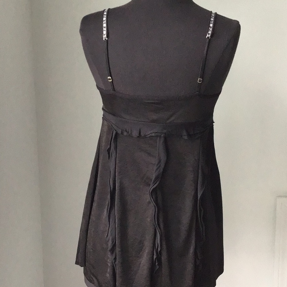 Free People Black Camisole with Embellished Straps - Picture 4 of 7